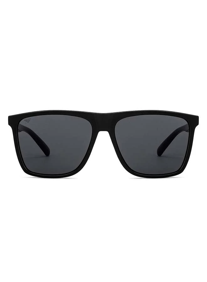 فينسينت تشيس نظارات شمسية مستقطبة واقية من الأشعة فوق البنفسجية بإطار  من    - مقاس العدسة:  مم - أسود